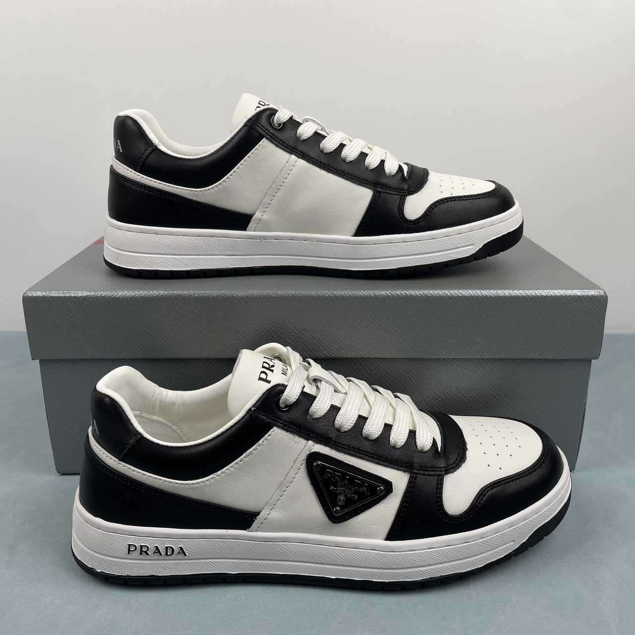 Prada sneakers Downtown perforated leather