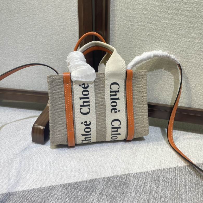 Chloé Borsa a tracolla Woody cuoio