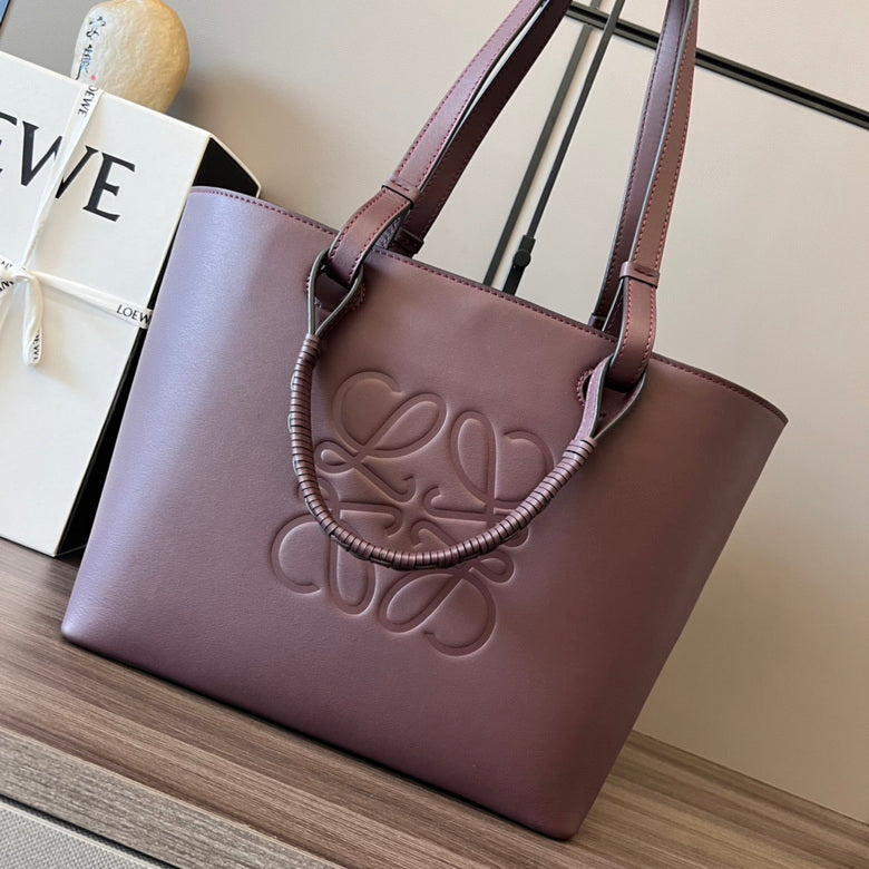 Loewe Anagram Tote Bag prugna