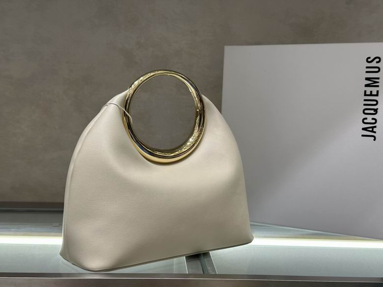 Borsa in nappa Jacquemus Le Petite Calino panna