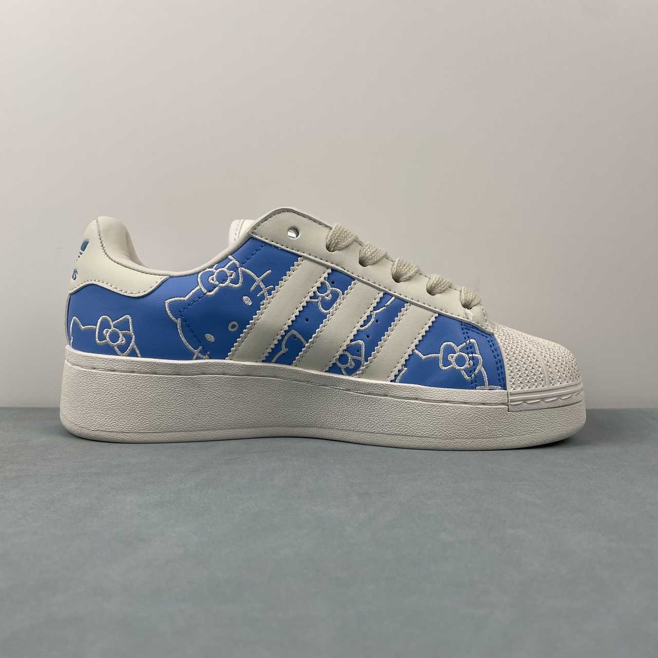 Adidas Hello Kitty x Superstar XLG Blue Burst
