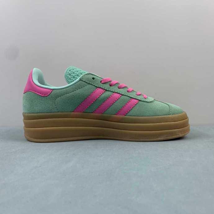 Adidas Originals Gazelle Bold verde chiaro/rosa