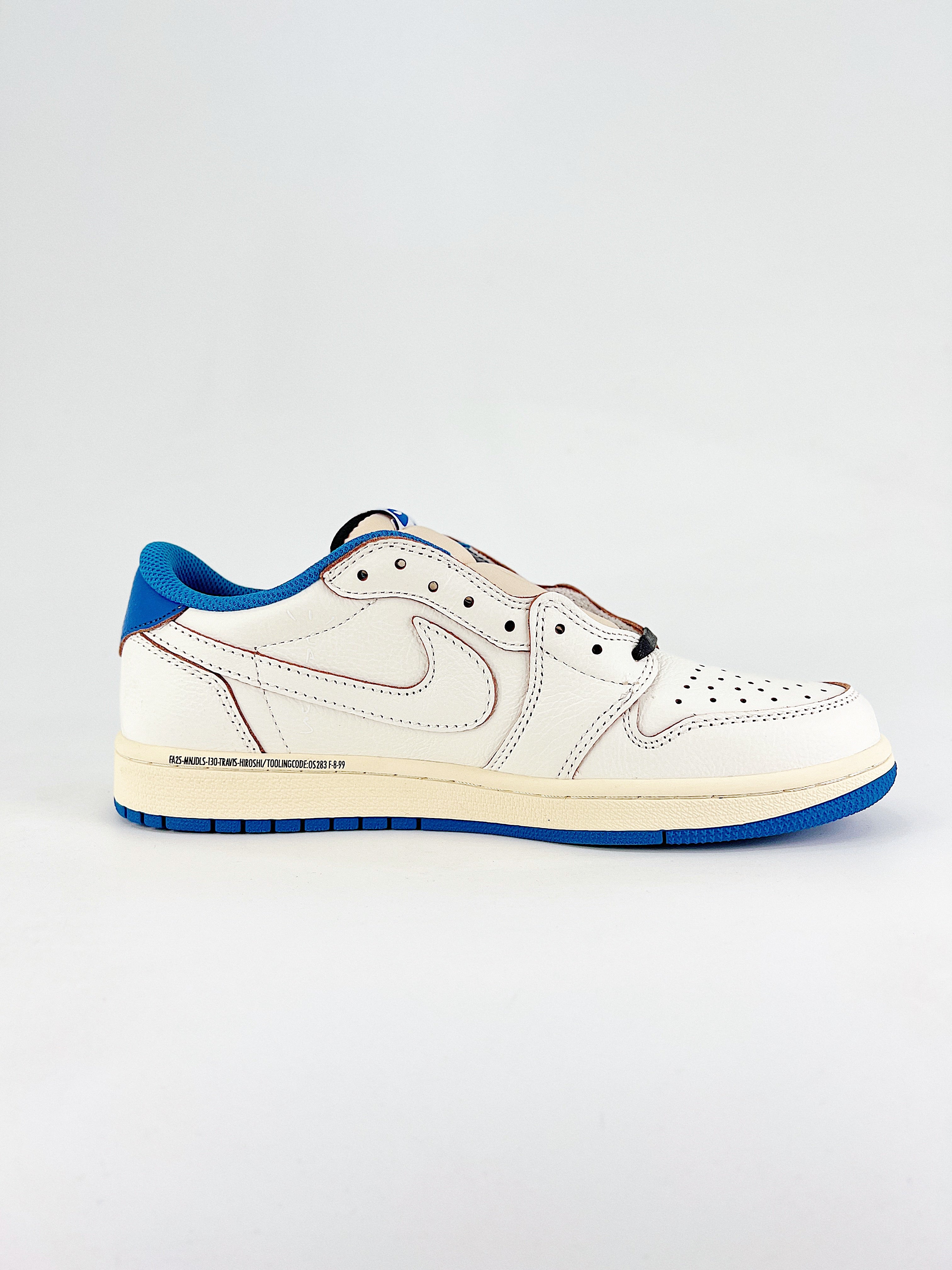 Travis Scott x Fragment x Air Jordan 1 Low OG Sail Military Blue