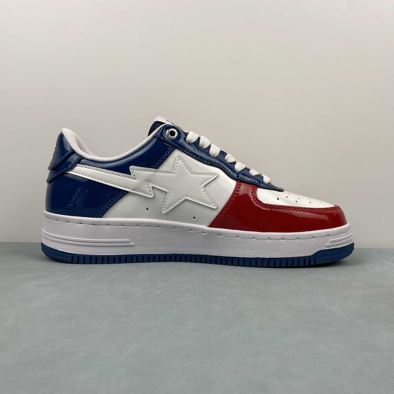 A Bathing Ape Bape STA FS-001 Low red/white/blue