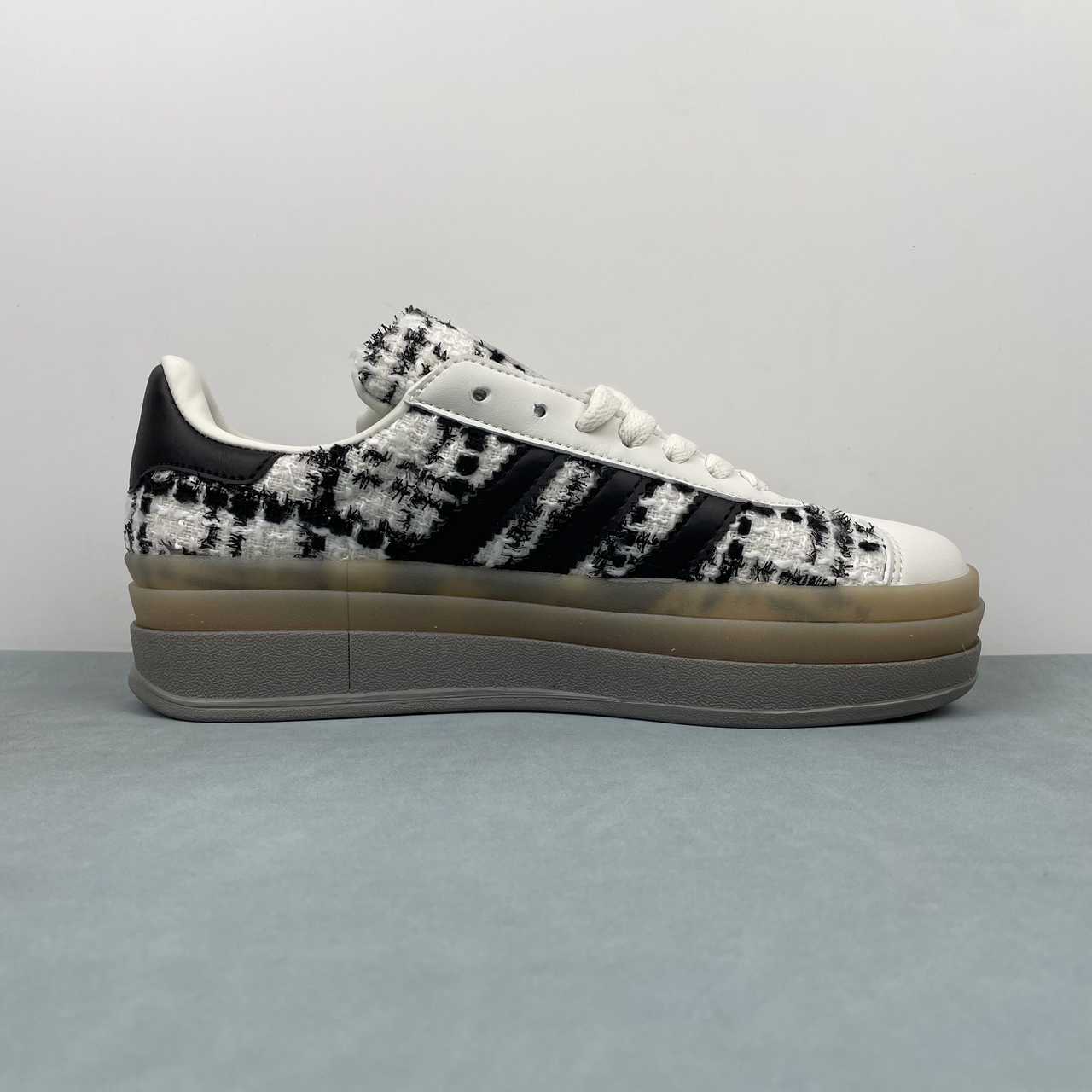 Adidas Originals Gazelle Bold Tweed White Gum