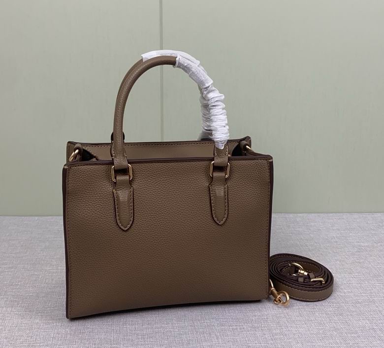 Borsa in pelle Coach handbag taupe