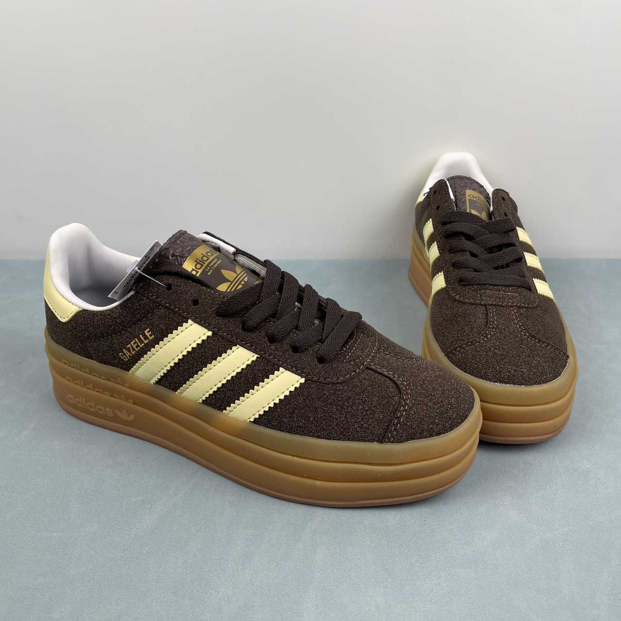 Adidas Originals Gazelle Bold Earth Strada Powder giallo