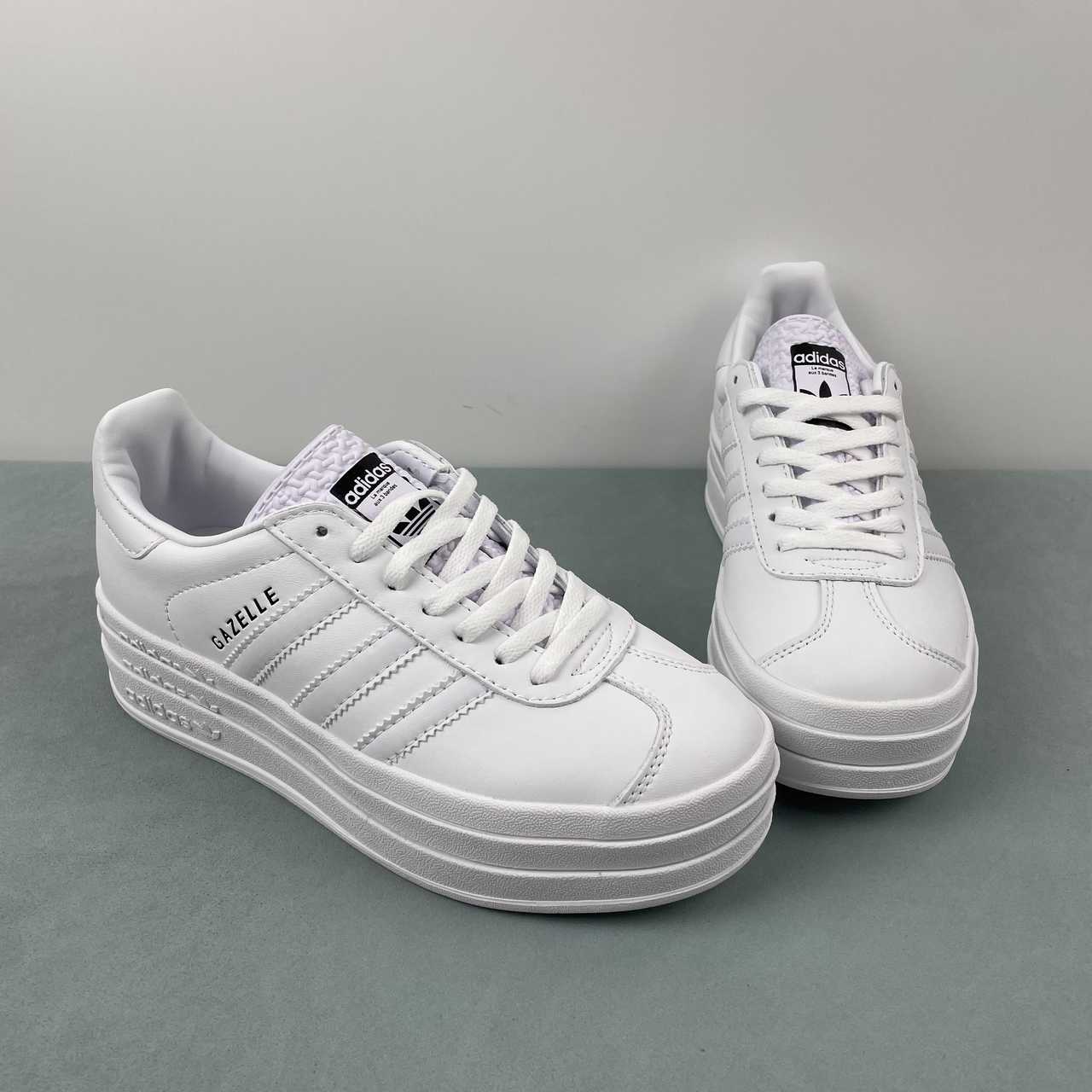 Adidas Originals Gazelle Bold Triple White