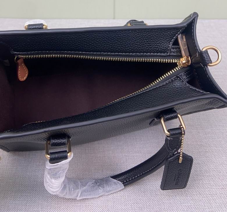 Borsa in pelle Coach handbag nero