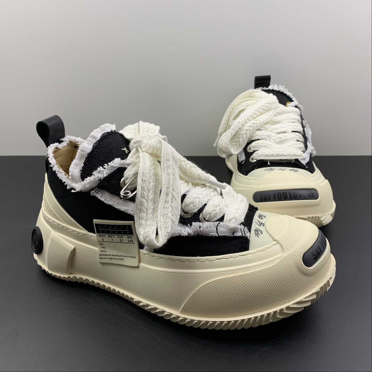 Vessel G.O.P. 2.0 Marshmallow Classic Lows nero