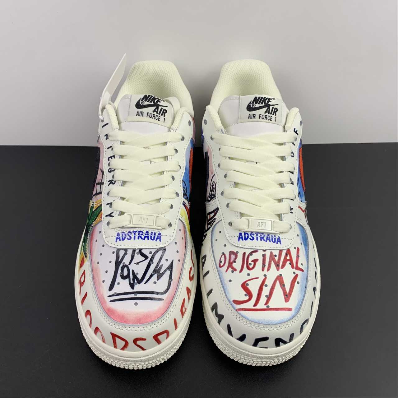 Vlone X Nike Air Force 1 07 Low White Black GT6969-198 (mercato asiatico)