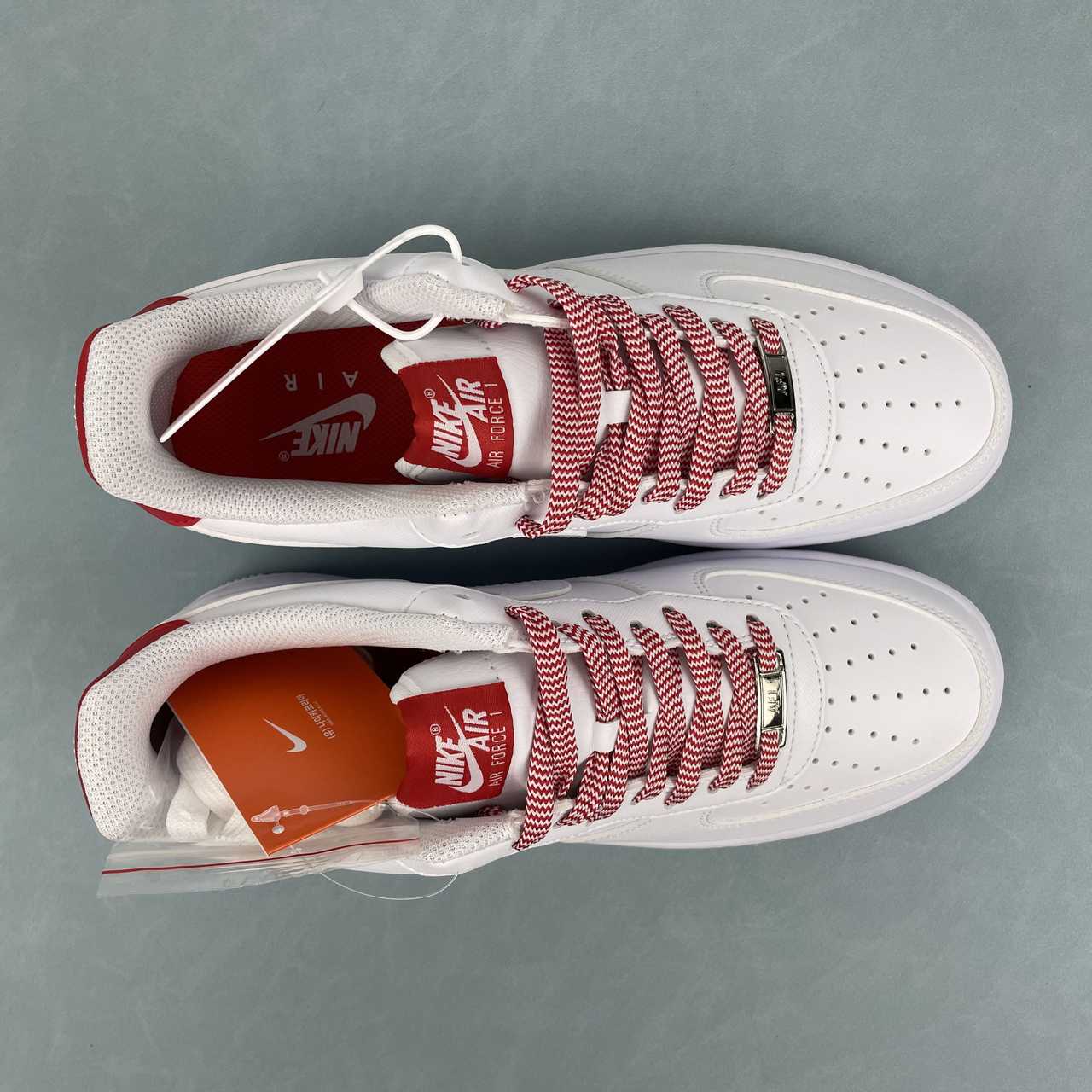 Nike Air Force 1 Low 07  White Pink Foam Metallic Silver Light Crimson