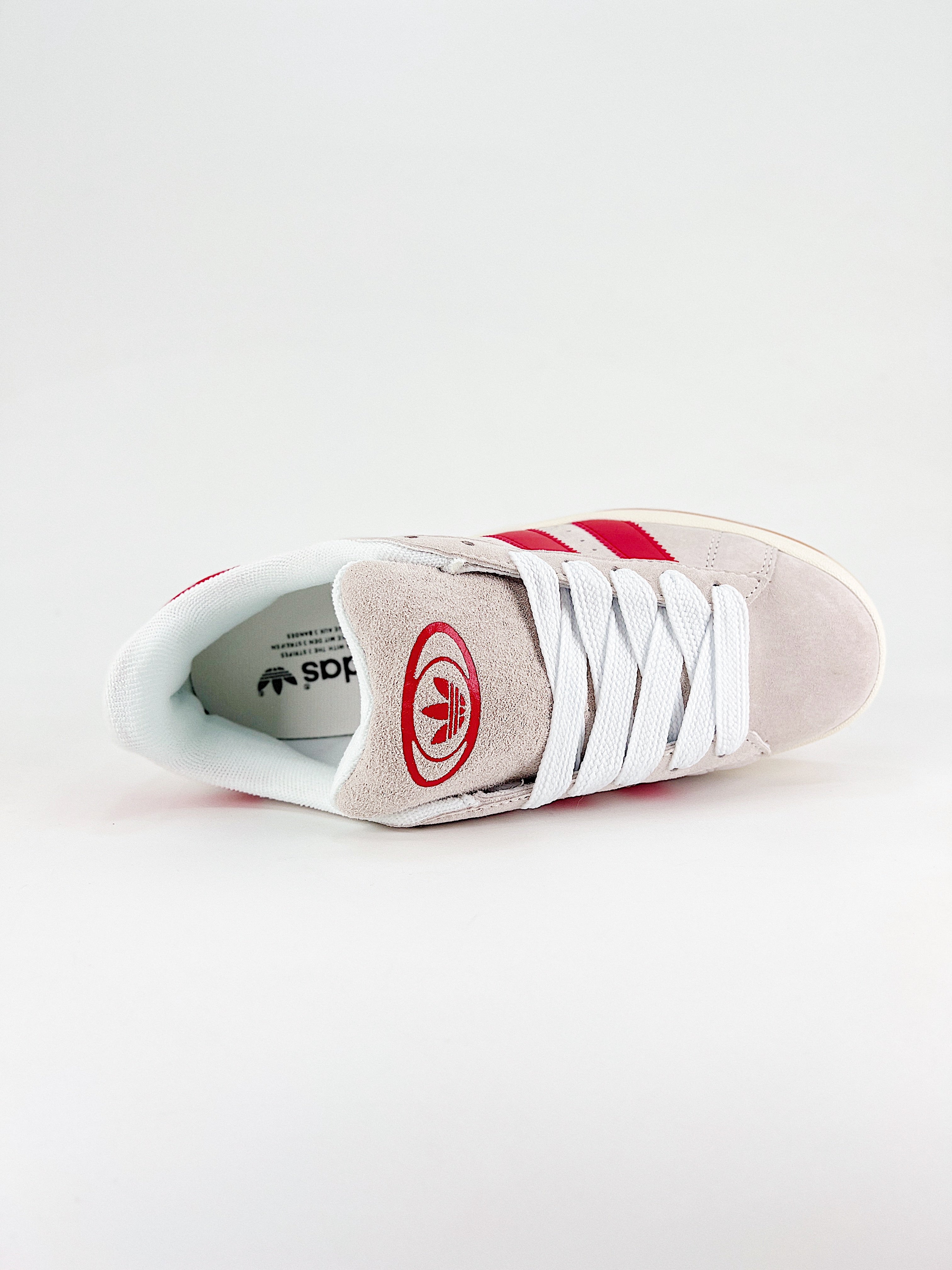 Adidas Originals Campus 00s Crystal White Better Scarlet