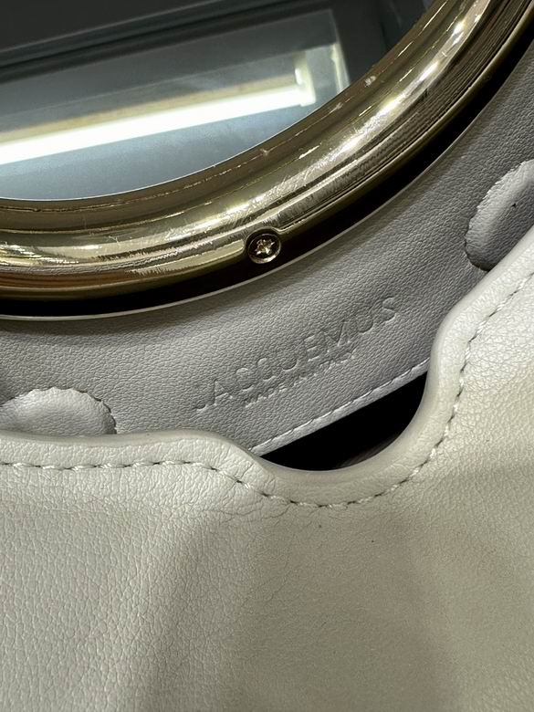 Borsa in nappa Jacquemus Le Petite Calino panna