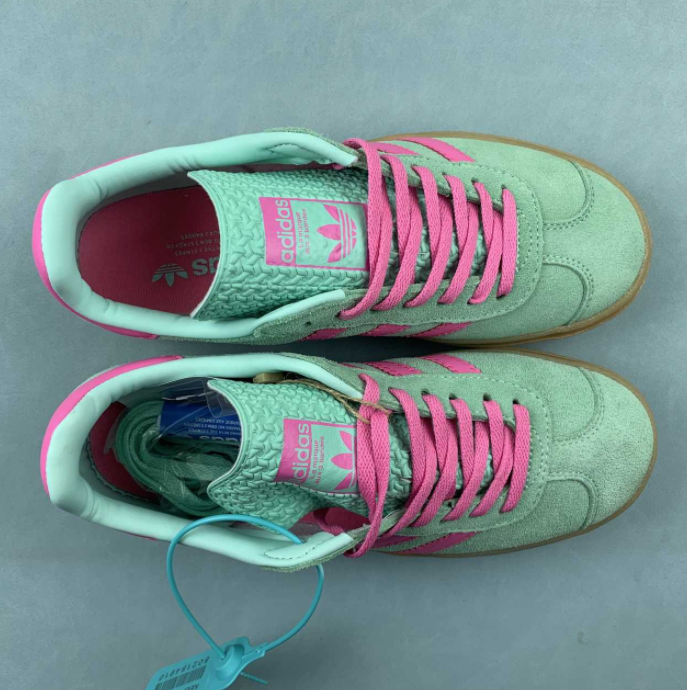 Adidas Originals Gazelle Bold verde chiaro/rosa