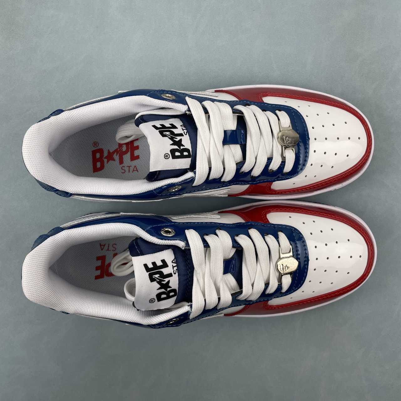 A Bathing Ape Bape STA FS-001 Low red/white/blue