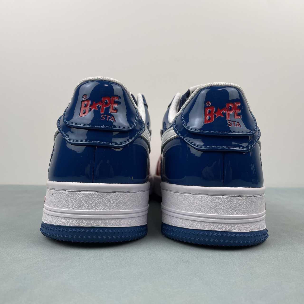A Bathing Ape Bape STA FS-001 Low red/white/blue