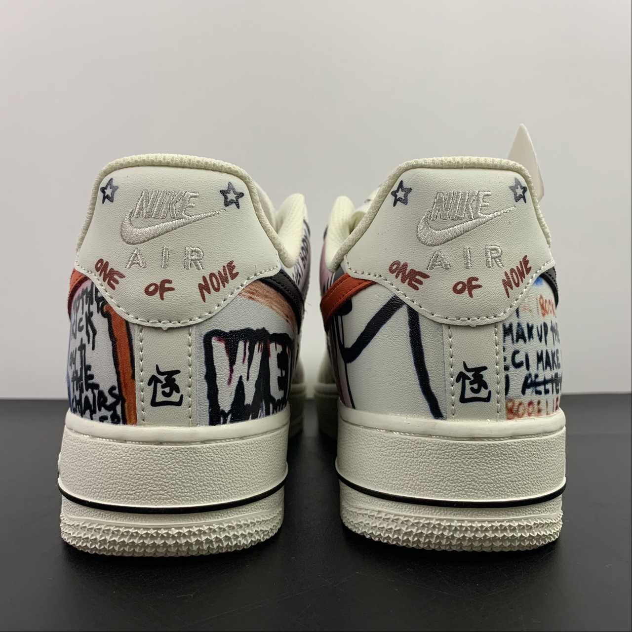 Vlone X Nike Air Force 1 07 Low White Black GT6969-198 (mercato asiatico)