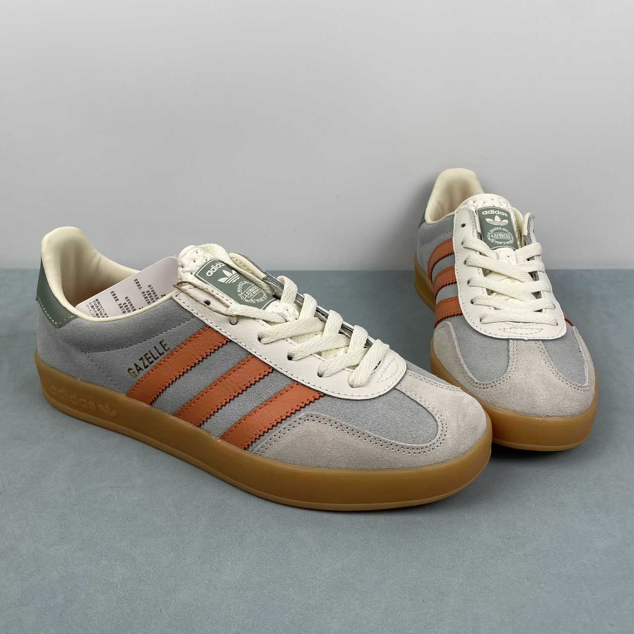 Adidas Gazelle Indoor Wonder Silver Off White Putty Gray