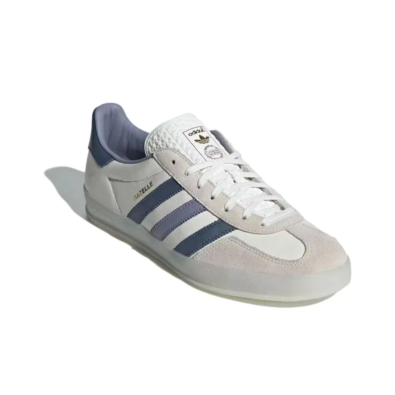 Adidas Gazelle white preloved ink