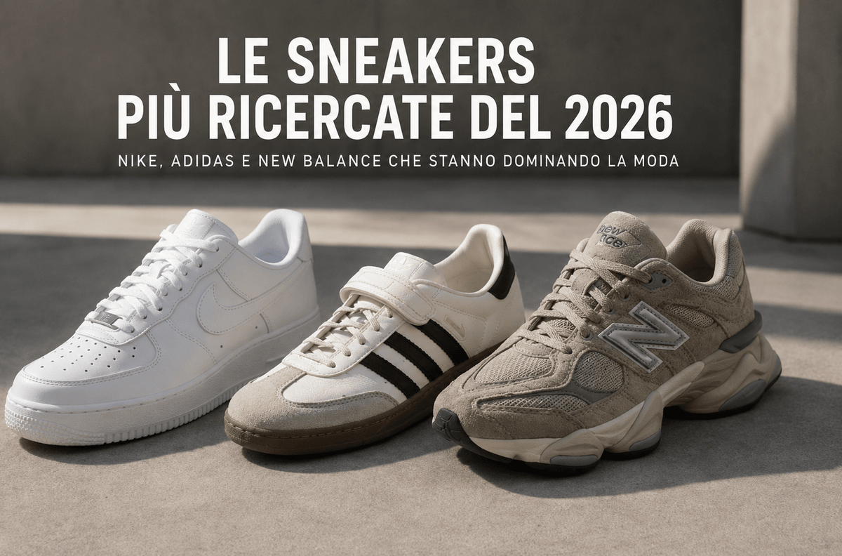Le Sneakers Più Ricercate del 2026: Nike, Adidas e New Balance che Stanno Dominando la Moda - VIBES MILANO