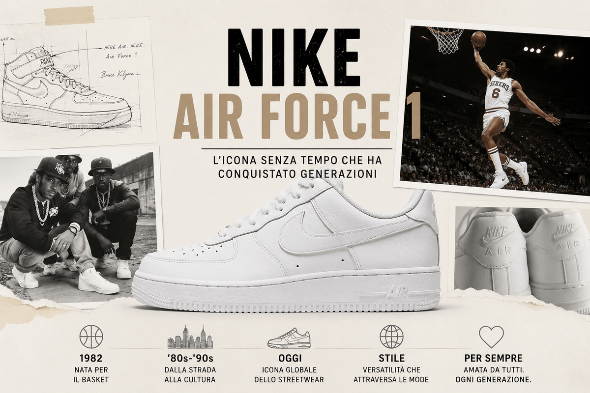 Perché la Nike Air Force 1 è la sneaker più amata di sempre - VIBES MILANO