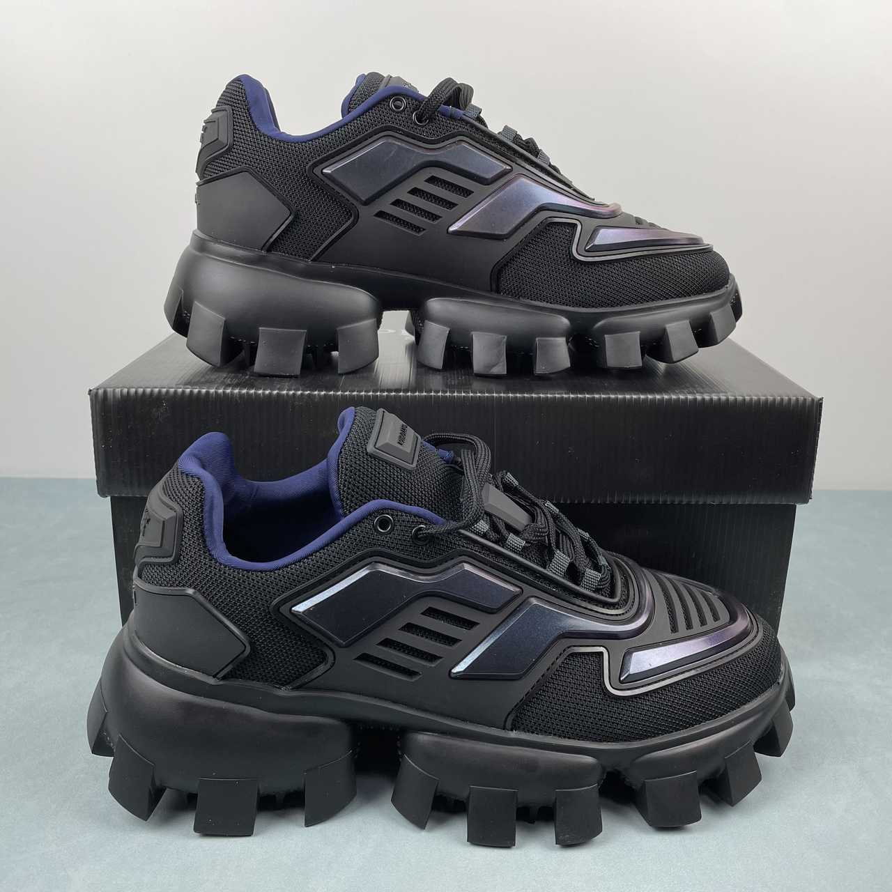 Prada sneakers Cloudbust Thunder black chameleon