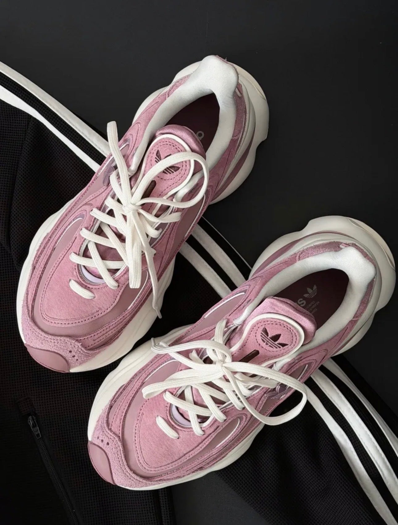 Adidas Originals Ozvenuz CNY Chunky Platform Magic Mauve Off White