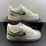 Nike Air Force 1 07 Low Drew Beige Black Yellow CW2288-663