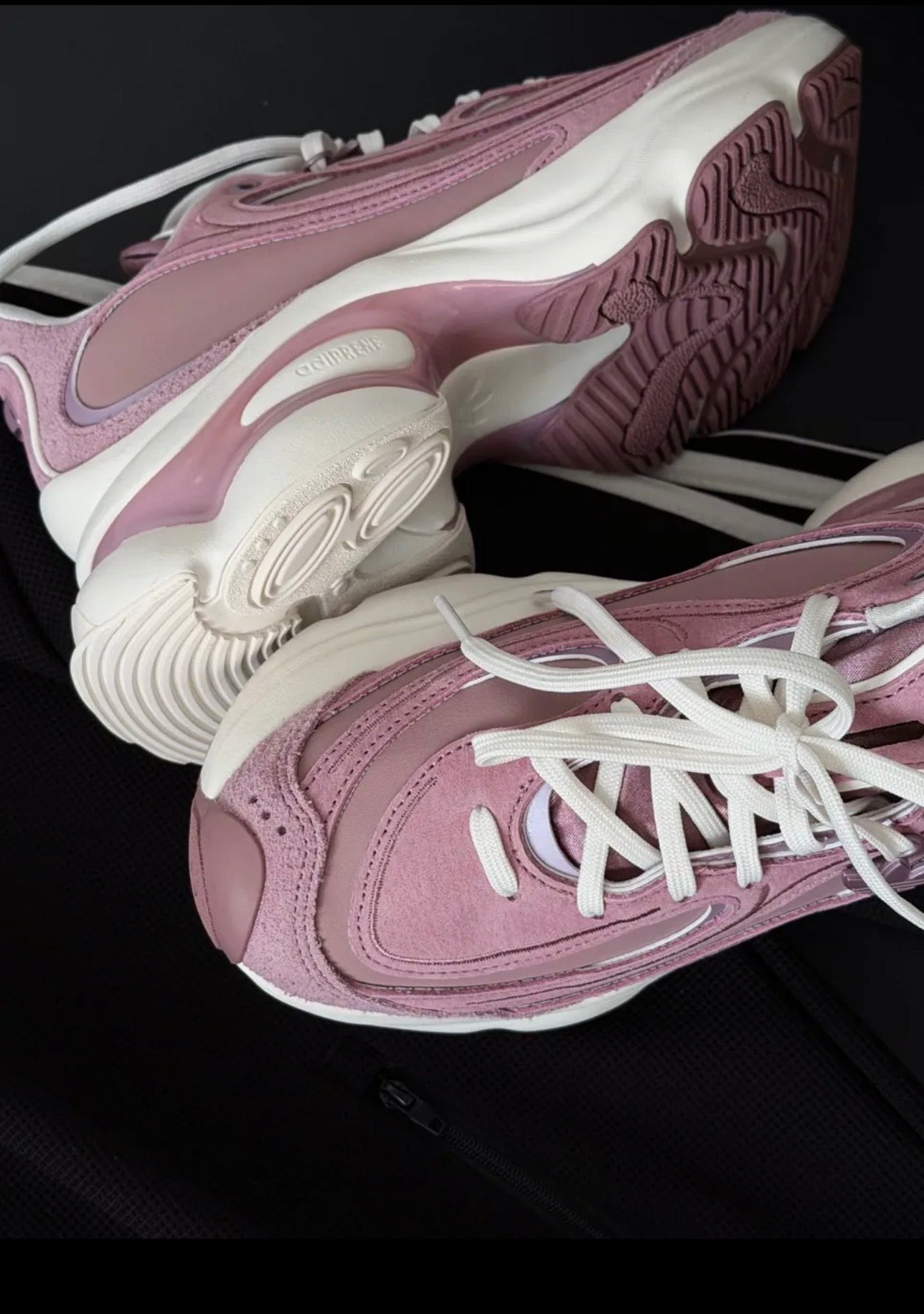 Adidas Originals Ozvenuz CNY Chunky Platform Magic Mauve Off White