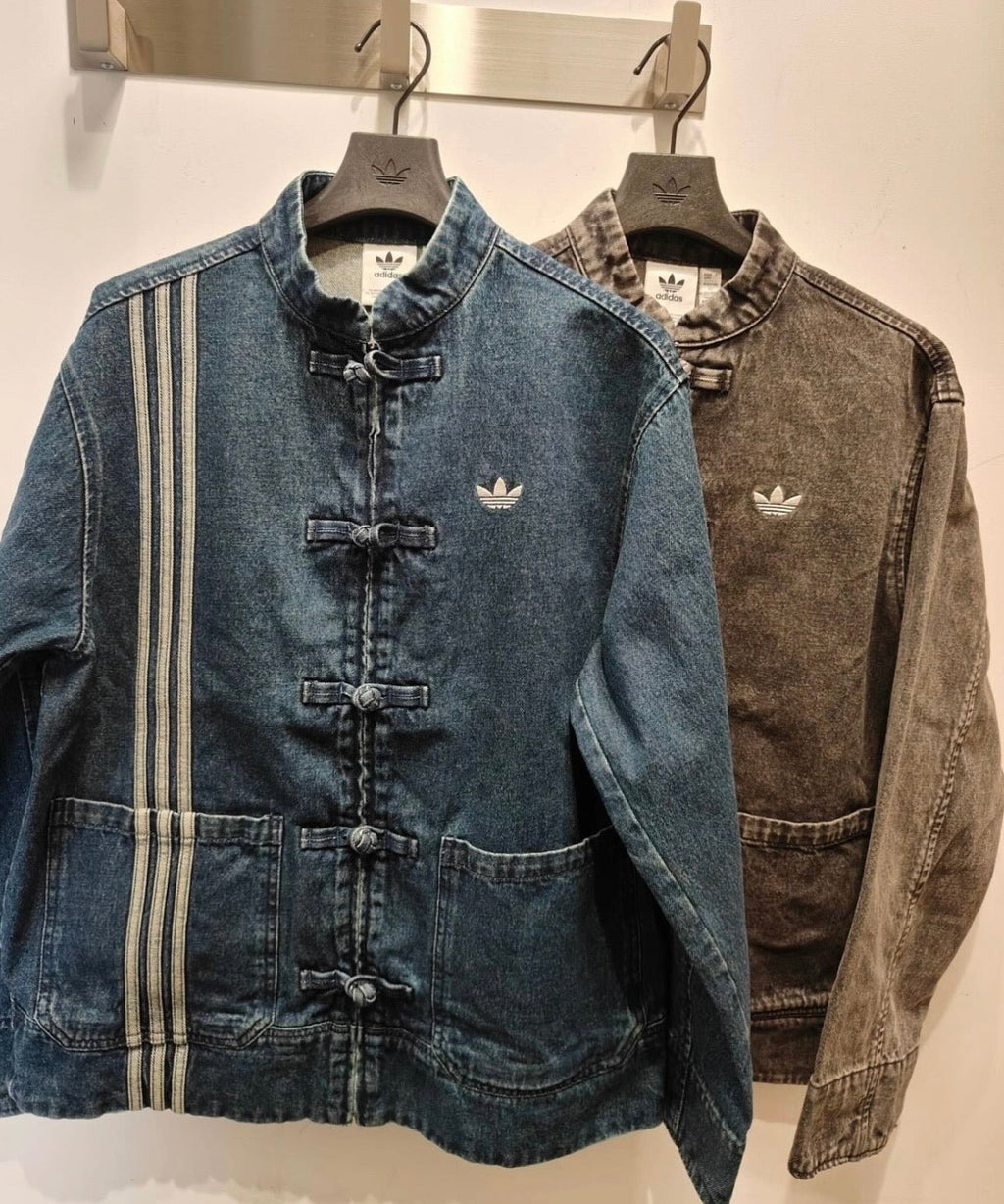 Adidas Chinese Track Top 3.0 giacca in denim blue - VIBES MILANO