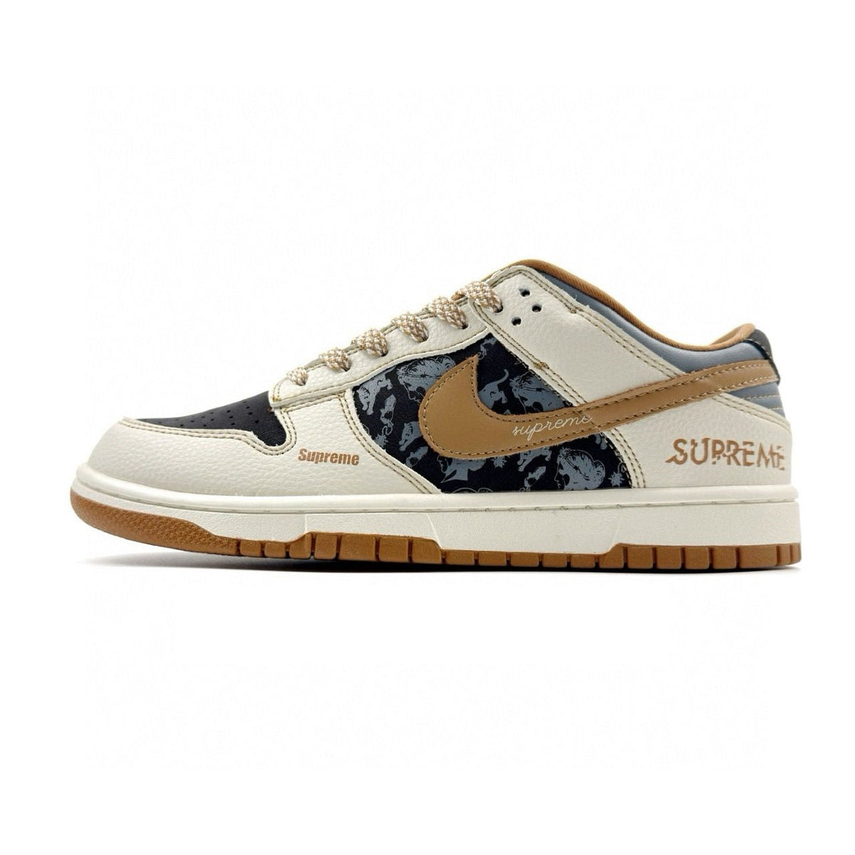 Nike Dunk Low Supreme Brown White | Sneakers Iconiche Rétro e Streetwear