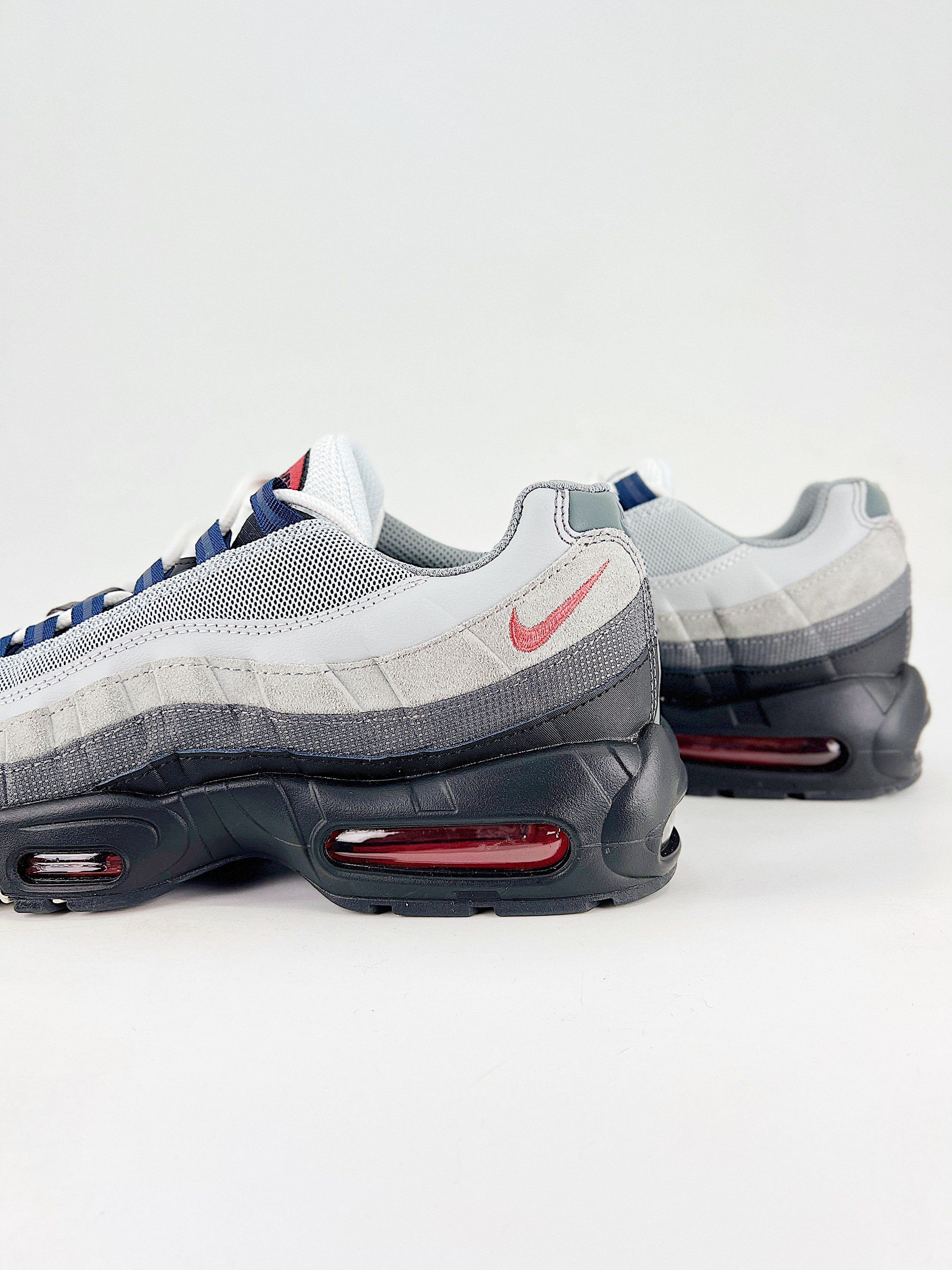 Nike Air Max 95 Track Red Smoke Grey
