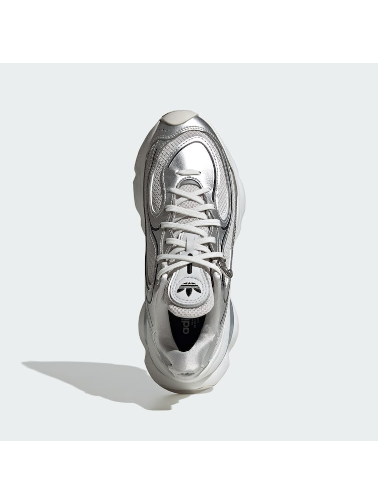 Adidas Originals Ozvenuz CNY Chunky Platform Silver Metallic Grey White