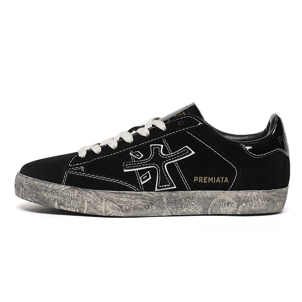 Premiata Steven sneakers pelle black - VIBES MILANO