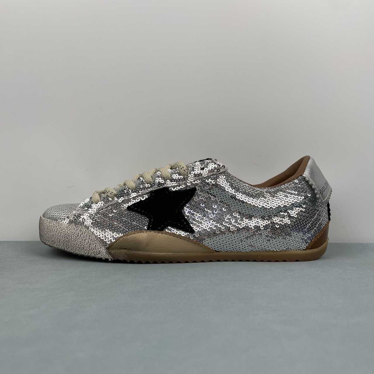 Golden Goose True - Star sneakers in paillettes argento - VIBES MILANO