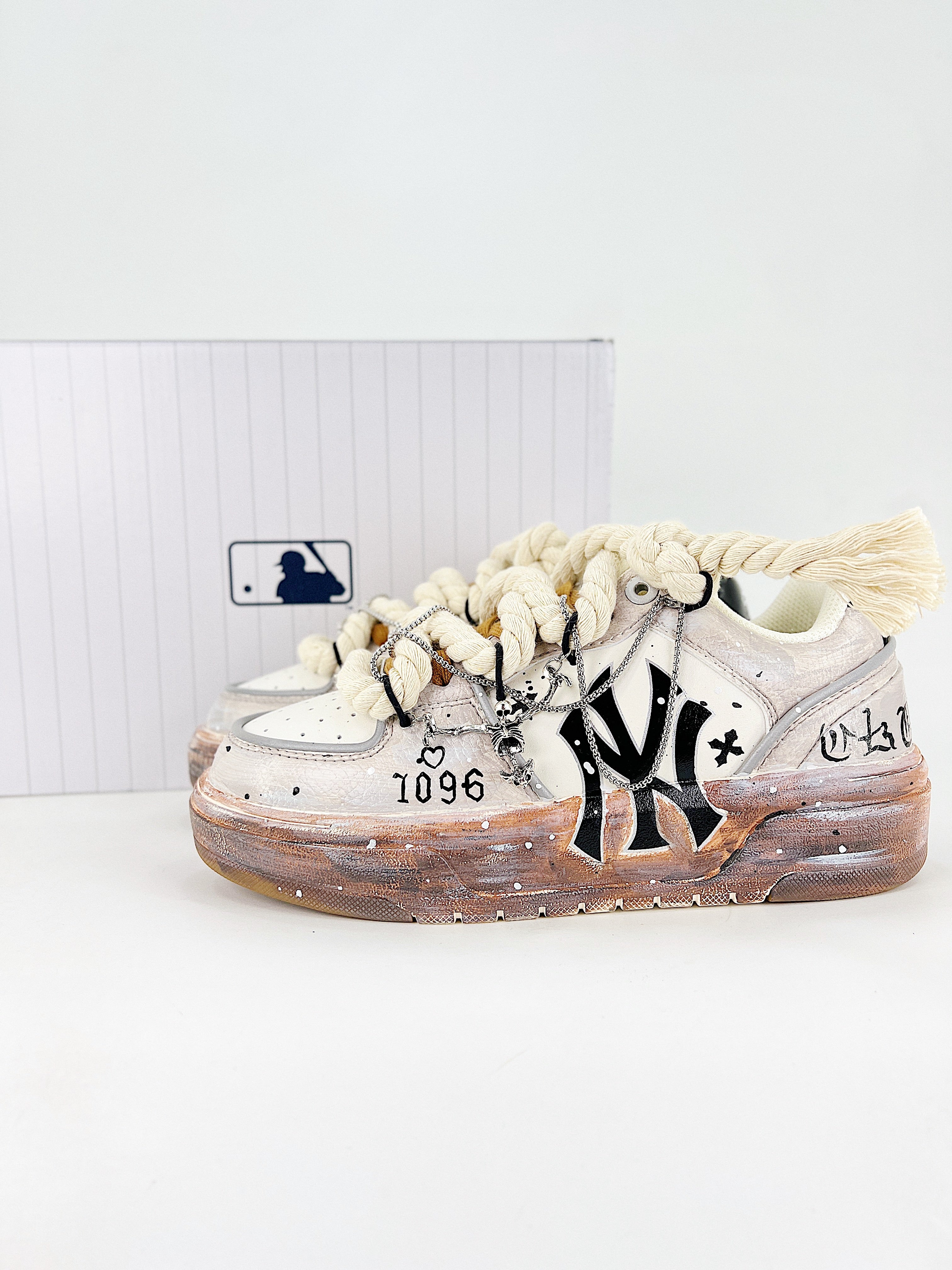 MLB Chunky Liner New York Yankees cream