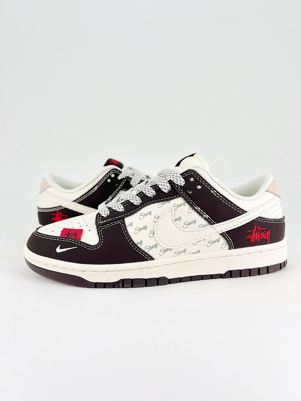 Nike New Dunk SB Low mod. Stussy nero bianco