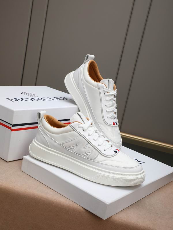 Moncler unisex white sneakers