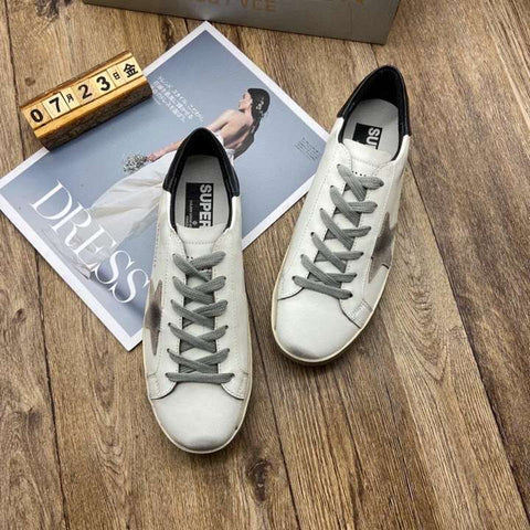 Golden Goose Superstar nappa bianca classica/tallone nero