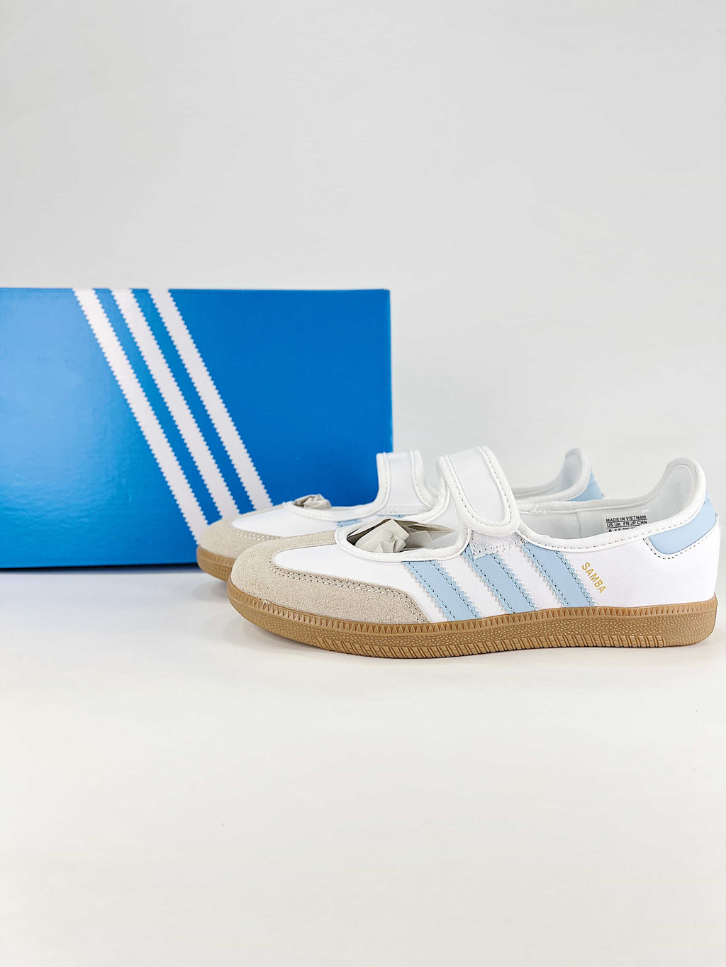 Adidas Originals Samba Jane Cloud White Clear Sky Gum