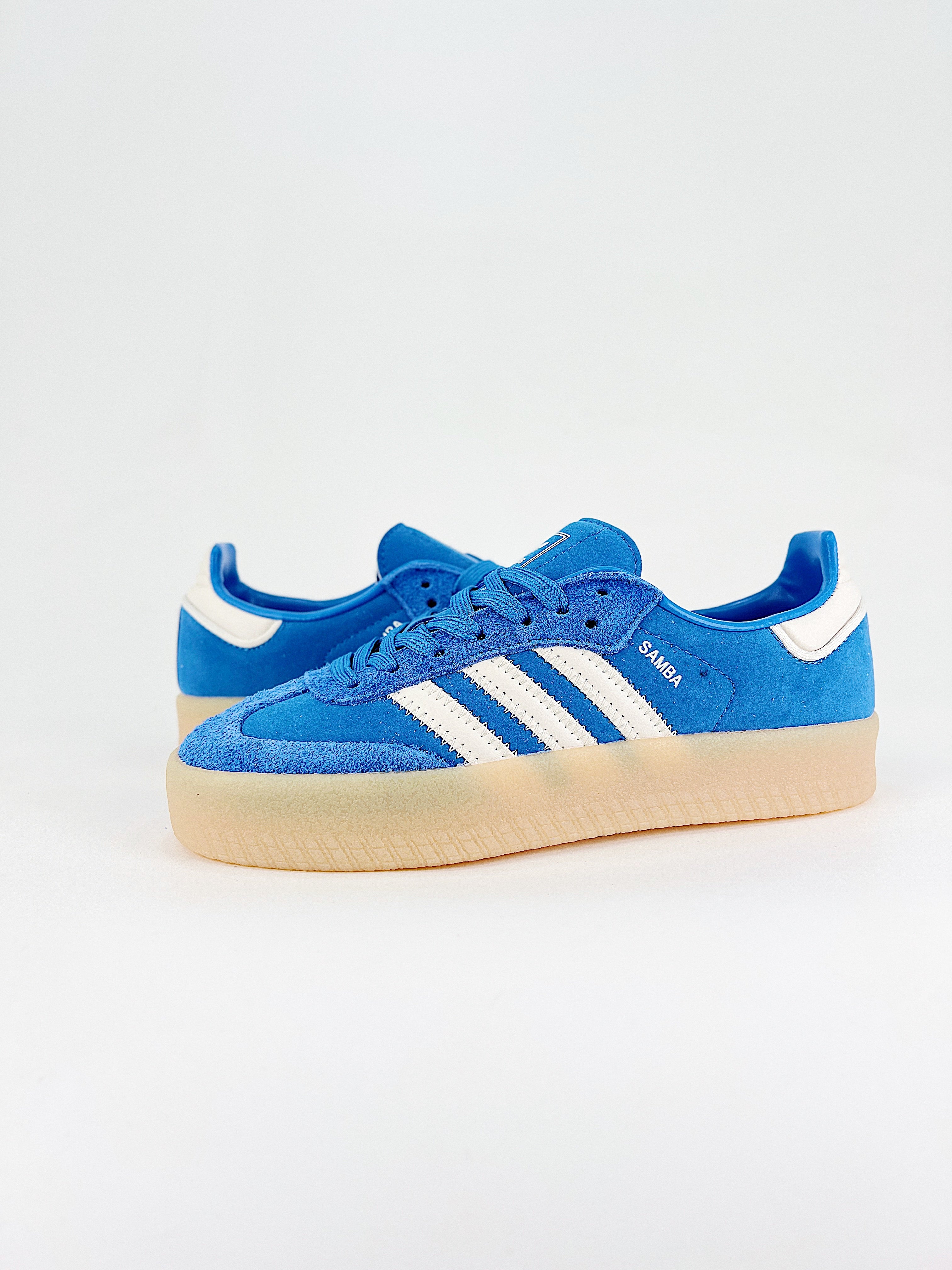 Adidas Sambae blue suede