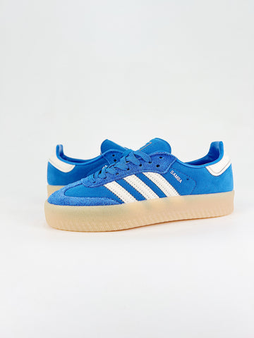 Adidas Sambae blue suede