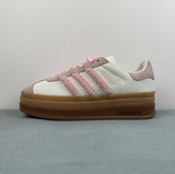 Adidas Originals Gazelle Bold bianco rosa ricamo