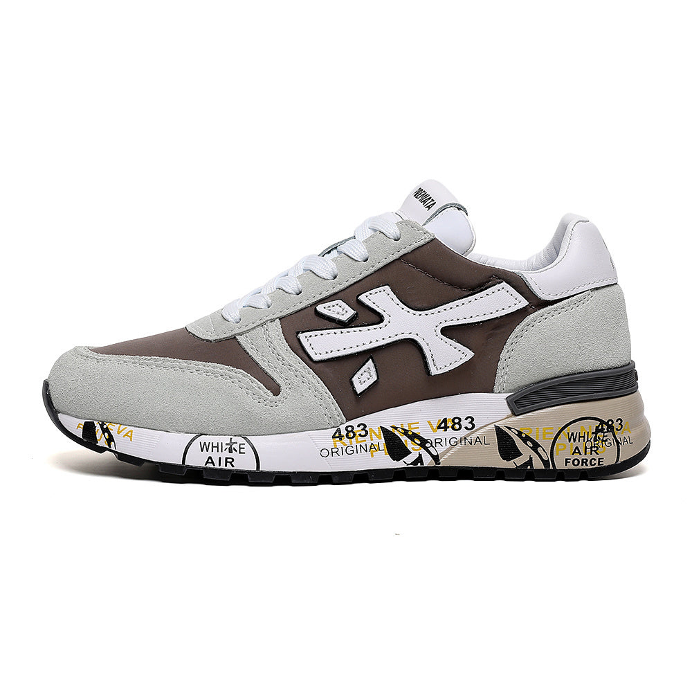 Premiata Mick sneakers grigio marrone
