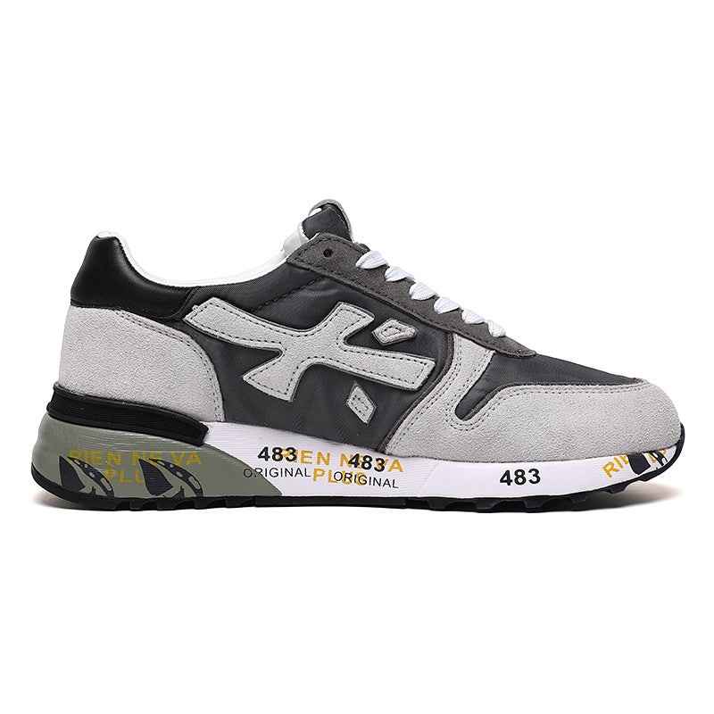 Premiata Mick sneakers suede grey beige