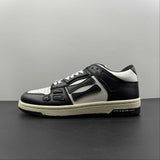 Amiri Skeleton Top Low nero bianco