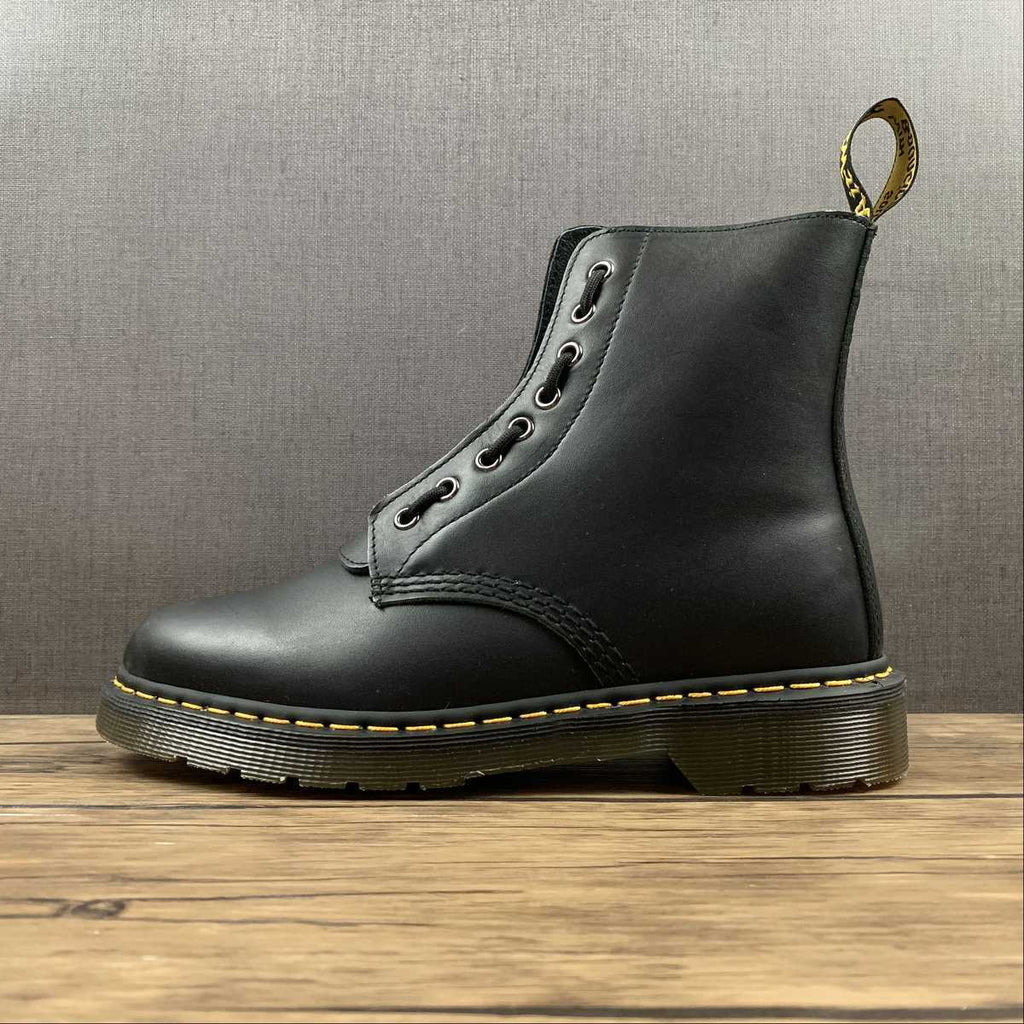 DR. MARTENS Stivaletto 1460 Pascal nero con zip centrale