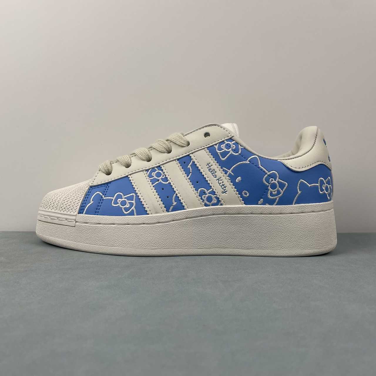 Adidas Hello Kitty x Superstar XLG Blue Burst