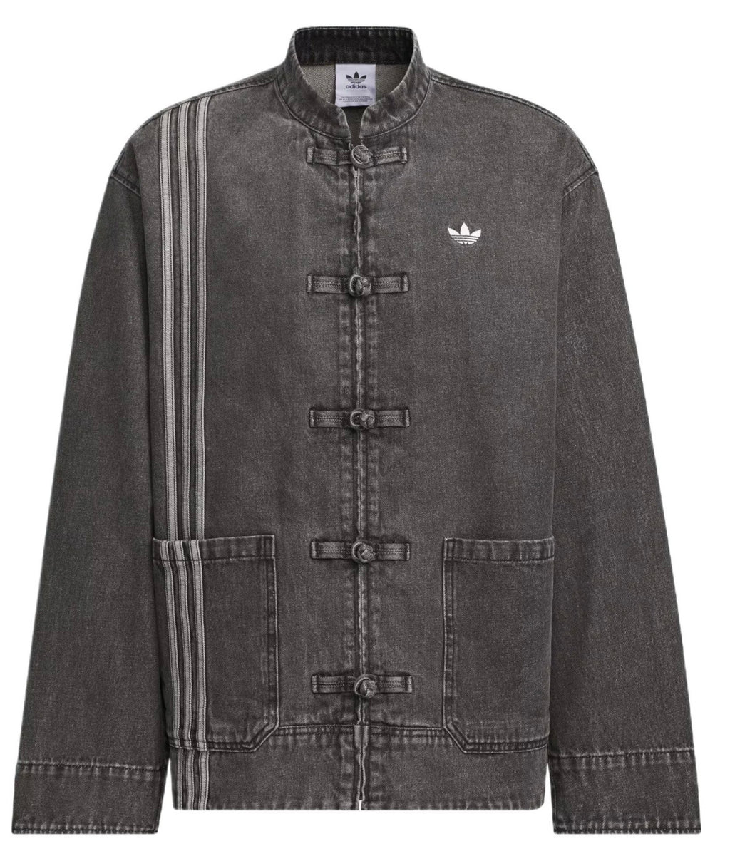 Adidas Chinese Track Top 3.0 giacca in denim grigio - VIBES MILANO